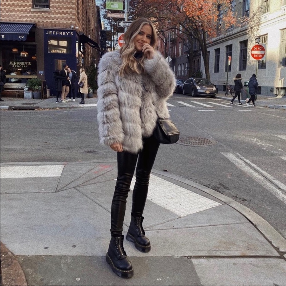 River Island Faux Fur Paneled Jacket via ASOS (SOLD OUT!!!!)
